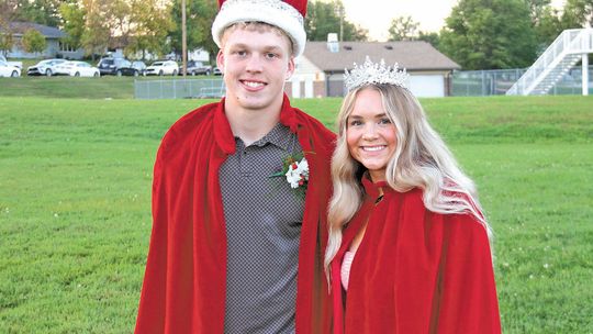 B-H HOMECOMING KING AND QUEEN CROWNED