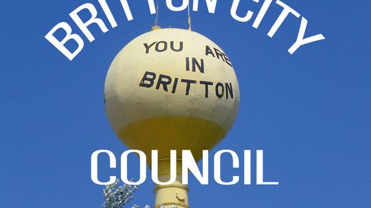 BRITTON COUNCIL: FLANERY RETIRES, COUNCIL REORGANIZES