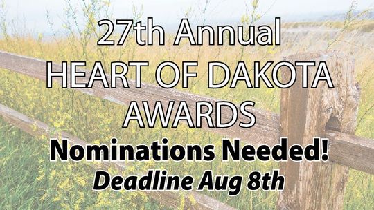 HEART OF DAKOTA NOMINATIONS NEEDED