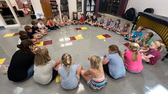 LA STUDENT TEACHER GROWING WITH HER MUSIC STUDENTS