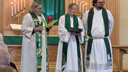 NEW PASTOR DUO INSTALLED AT BRITTON LUTHERAN PARISH