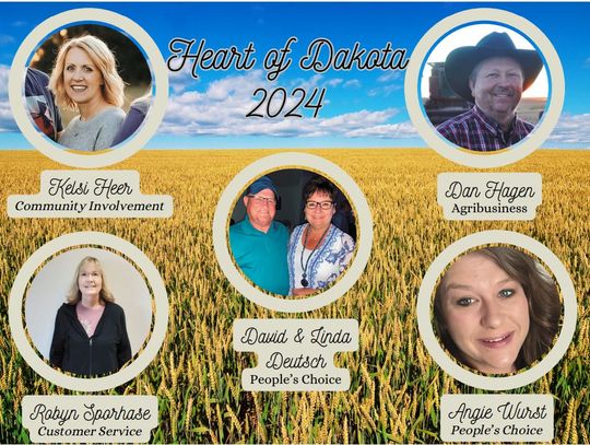 26TH ANNUAL HEART OF DAKOTA WINNERS NAMED