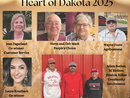 27TH HEART OF DAKOTA AWARDS ANNOUNCED