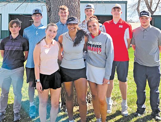 B-H GOLFERS JUMP-START SPRING SEASON AT LEOLA