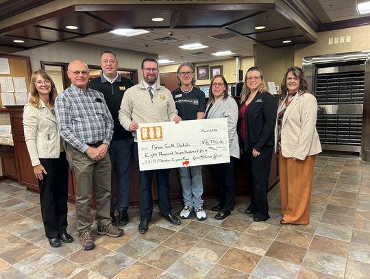 BIG GRANT FOR GROW SD FROM LOCAL BANK