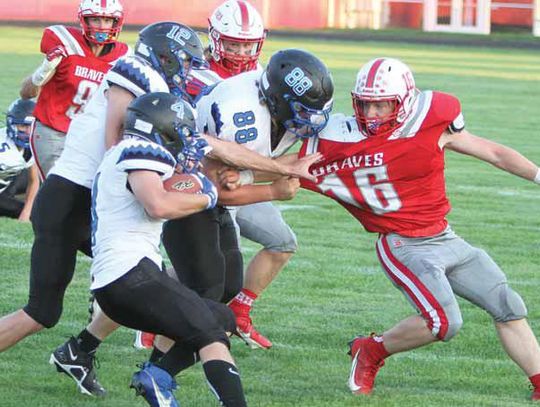 Braves Hit Road For Football Playoffs