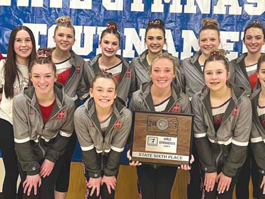 Gymnasts Sixth At State ‘A’ Meet