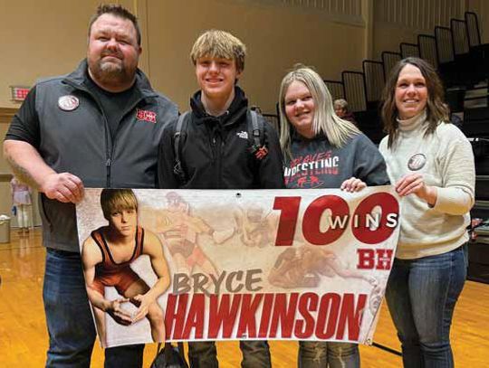 Hawkinson Wins 100th