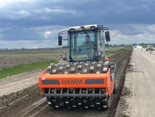 HWY 10 PROJECT SLOW GOING DUE TO RAIN