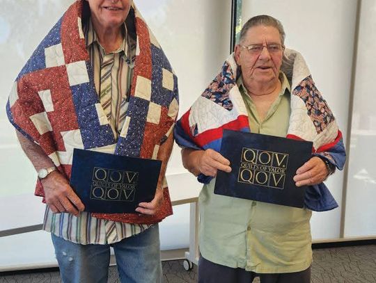 LANGFORD BROTHERS RECEIVE QUILTS OF VALOR