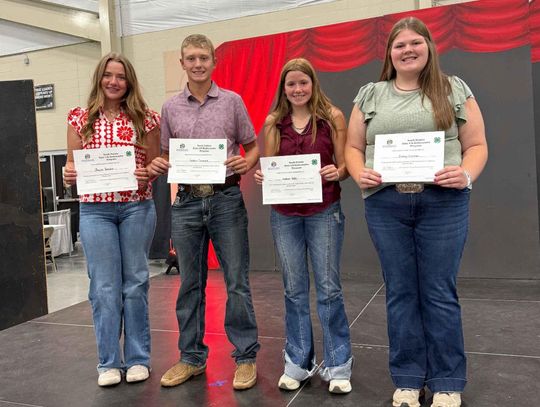 LOCALS NAMED 4-H AMBASSADORS