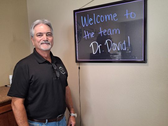 NEW CHIROPRACTOR LENDS HELPING HANDS