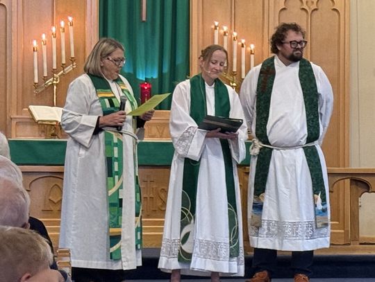 NEW PASTOR DUO INSTALLED AT BRITTON LUTHERAN PARISH