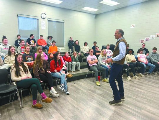 Senator Thune Visits Hospital And School