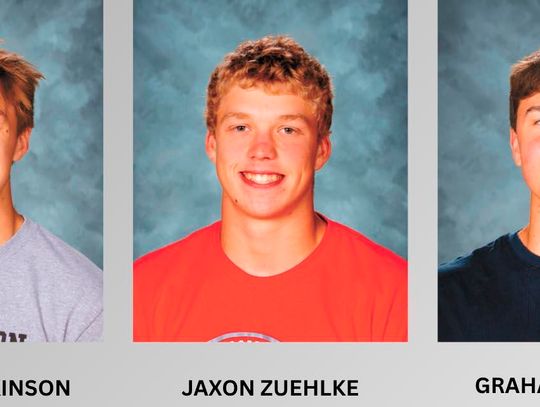 THREE GRIDDERS RECEIVE ALL-STATE RECOGNITION THREE GRIDDERS RECEIVE ALL-STATE RECOGNITION