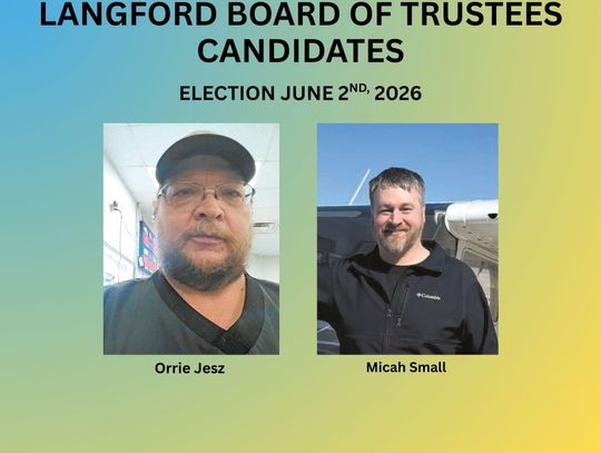 TWO IN RACE FOR LANGFORD TRUSTEE SPOT