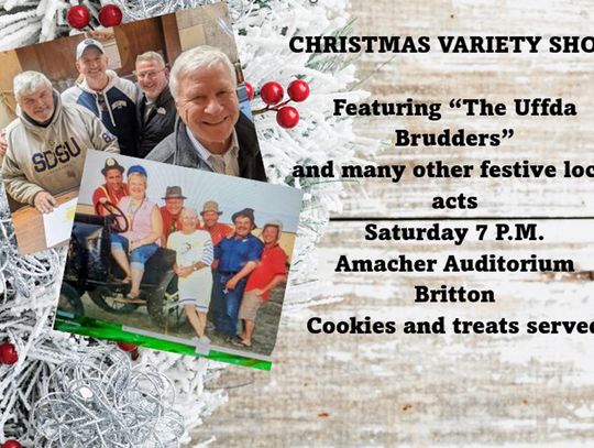 UDDFA BRUDDERS APPEARING AT SATURDAY'S VARIETY SHOW