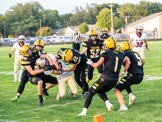 UNBEATEN DEUEL GRID SQUAD BLANKS TIGERS