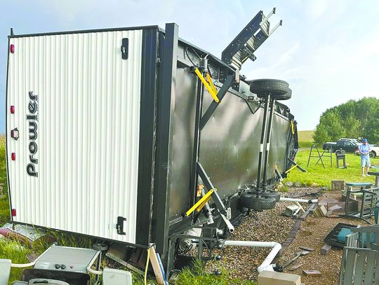 WEDNESDAY STORM CAUSES DESTRUCTION