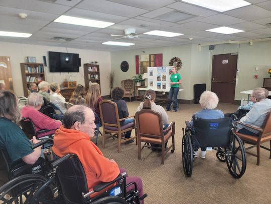 WHEATCREST RESIDENTS ENJOY HORSING AROUND