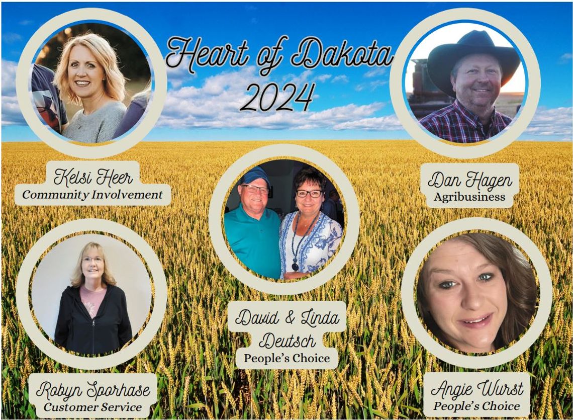 26TH ANNUAL HEART OF DAKOTA WINNERS NAMED