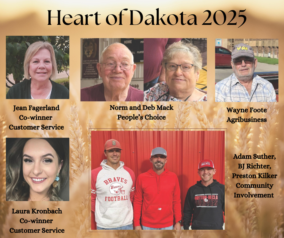 27TH HEART OF DAKOTA AWARDS ANNOUNCED
