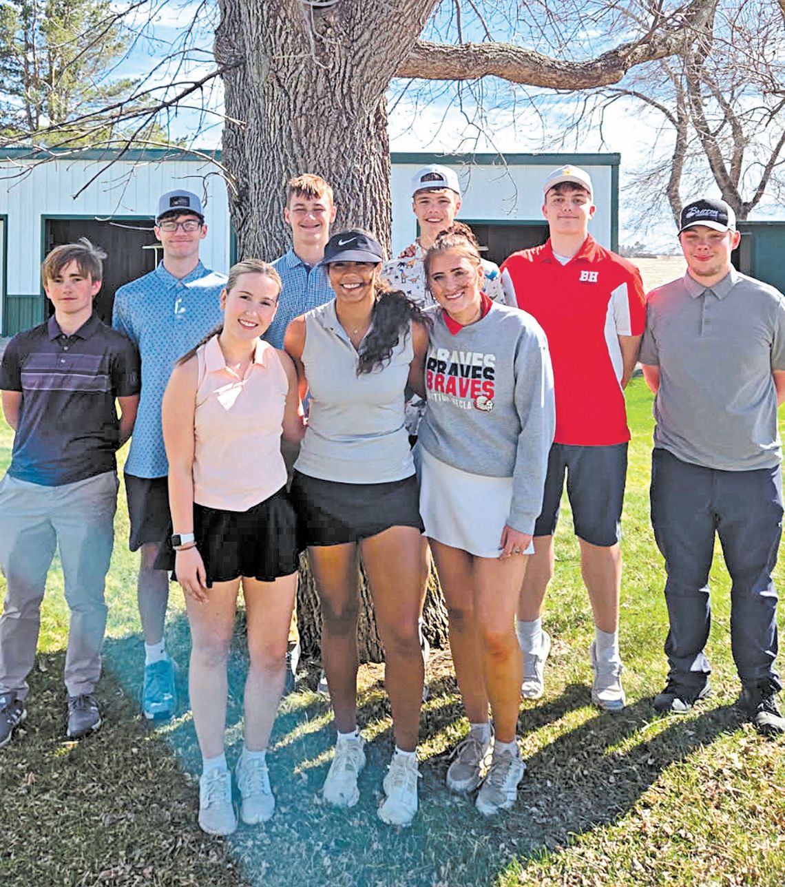 B-H GOLFERS JUMP-START SPRING SEASON AT LEOLA