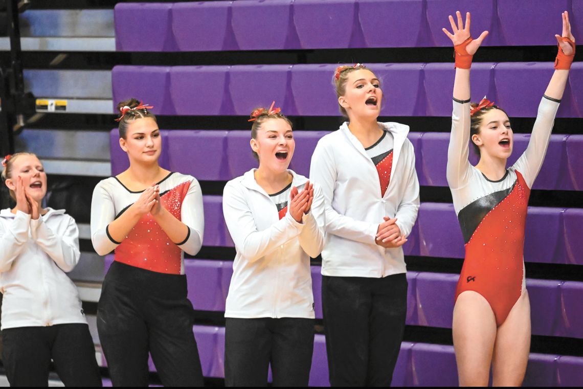 B-H GYMNASTS FOURTH AT STATE