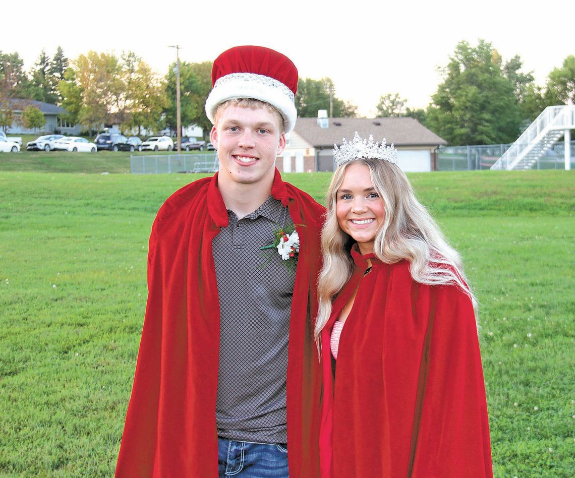 B-H HOMECOMING KING AND QUEEN CROWNED
