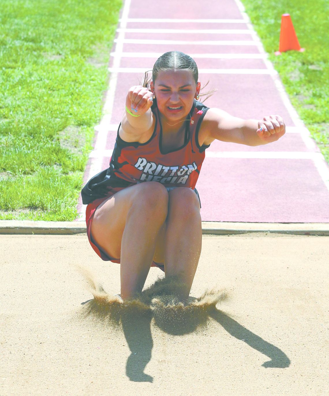 B-H, LA PLACE TWO EACH AT STATE TRACK