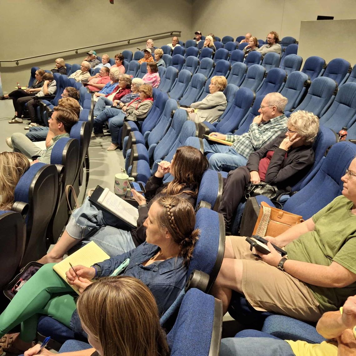 BRITTON CITY FORUM DRAWS CROWD