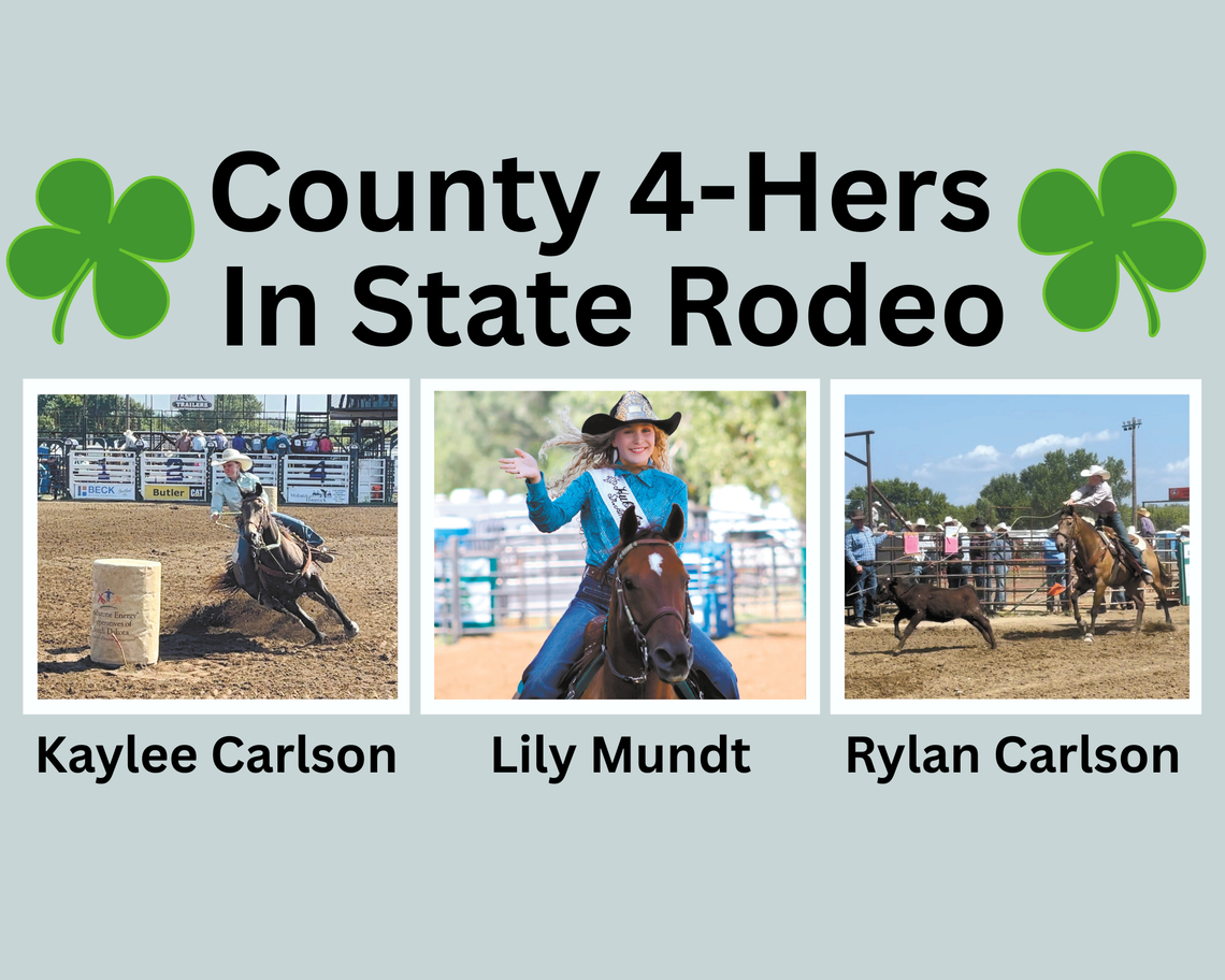 COUNTY 4-HERS IN STATE RODEO COUNTY 4-HERS IN STATE RODEO