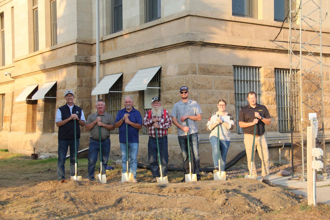 COURTHOUSE PROJECT UNDERWAY