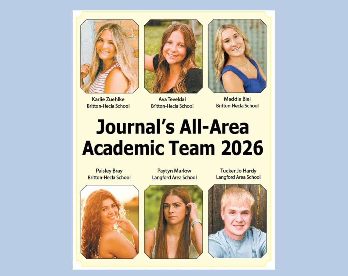 JOURNAL'S ALL-AREA ACADEMIC TEAM HONORED