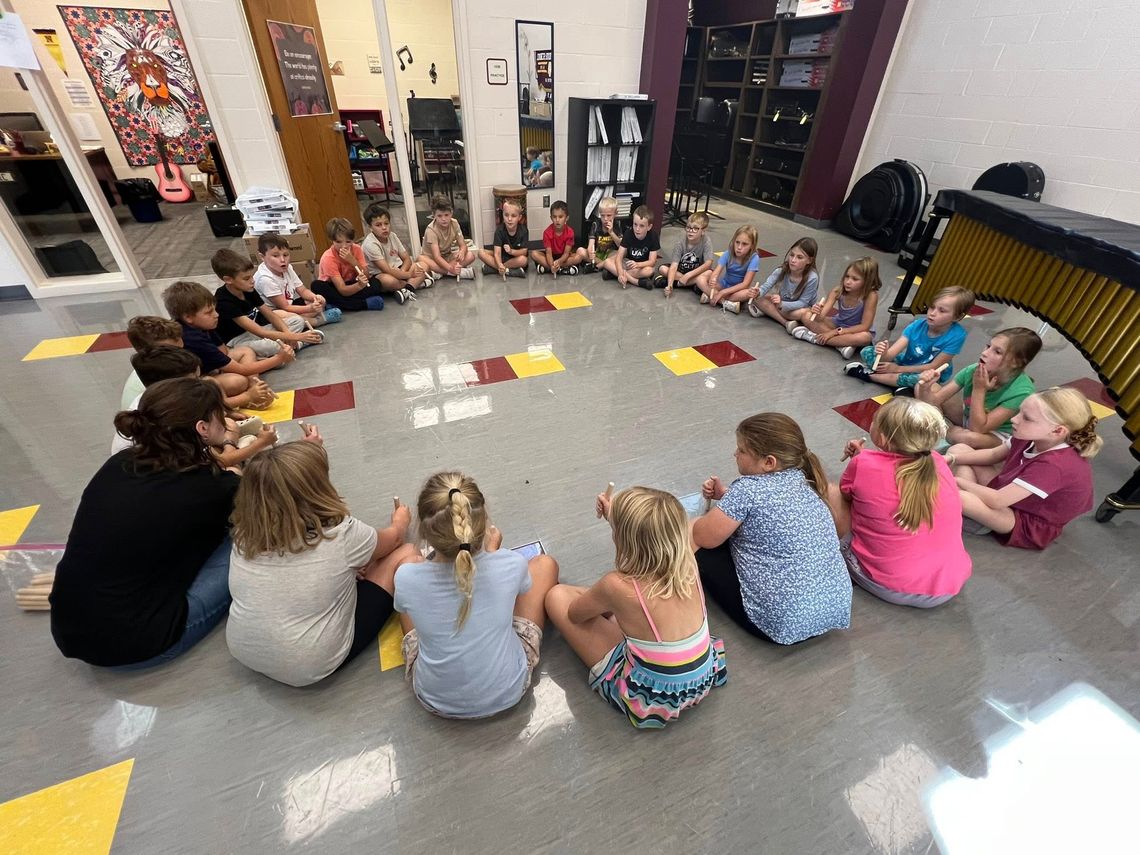 LA STUDENT TEACHER GROWING WITH HER MUSIC STUDENTS