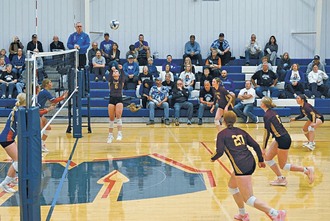 LA VOLLEYBALL TEAM HAS 'PROMISE FOR FUTURE'