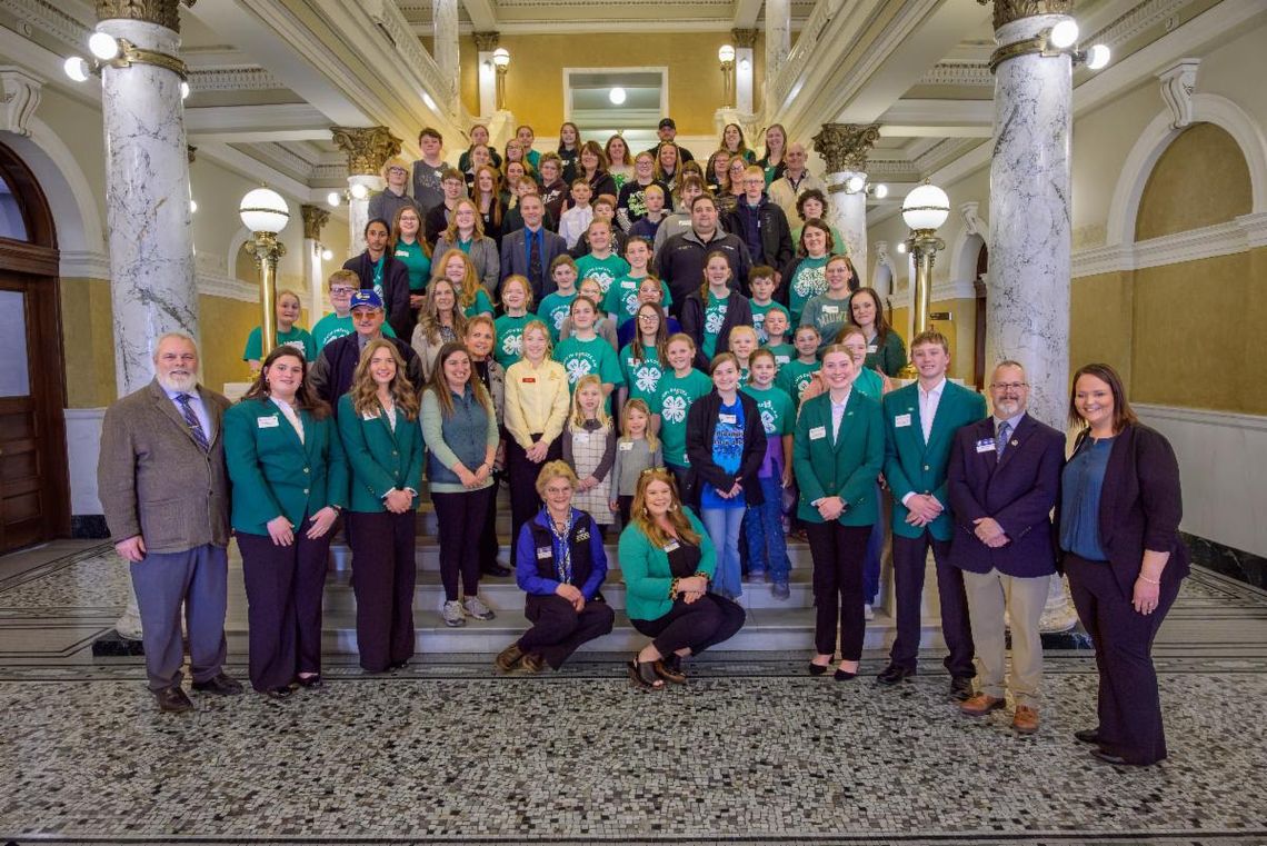 LOCALS TAKE PART IN 4-H DAY AT THE CAPITOL