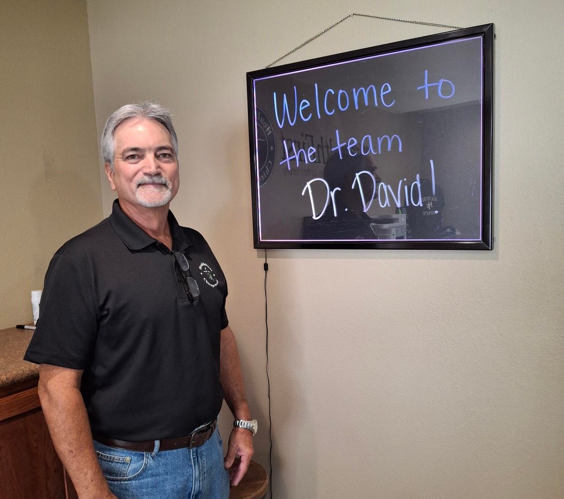 NEW CHIROPRACTOR LENDS HELPING HANDS