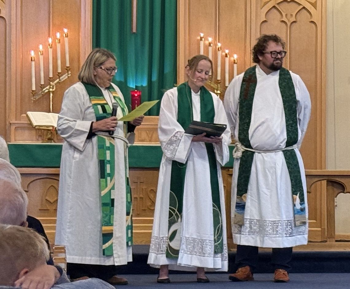 NEW PASTOR DUO INSTALLED AT BRITTON LUTHERAN PARISH