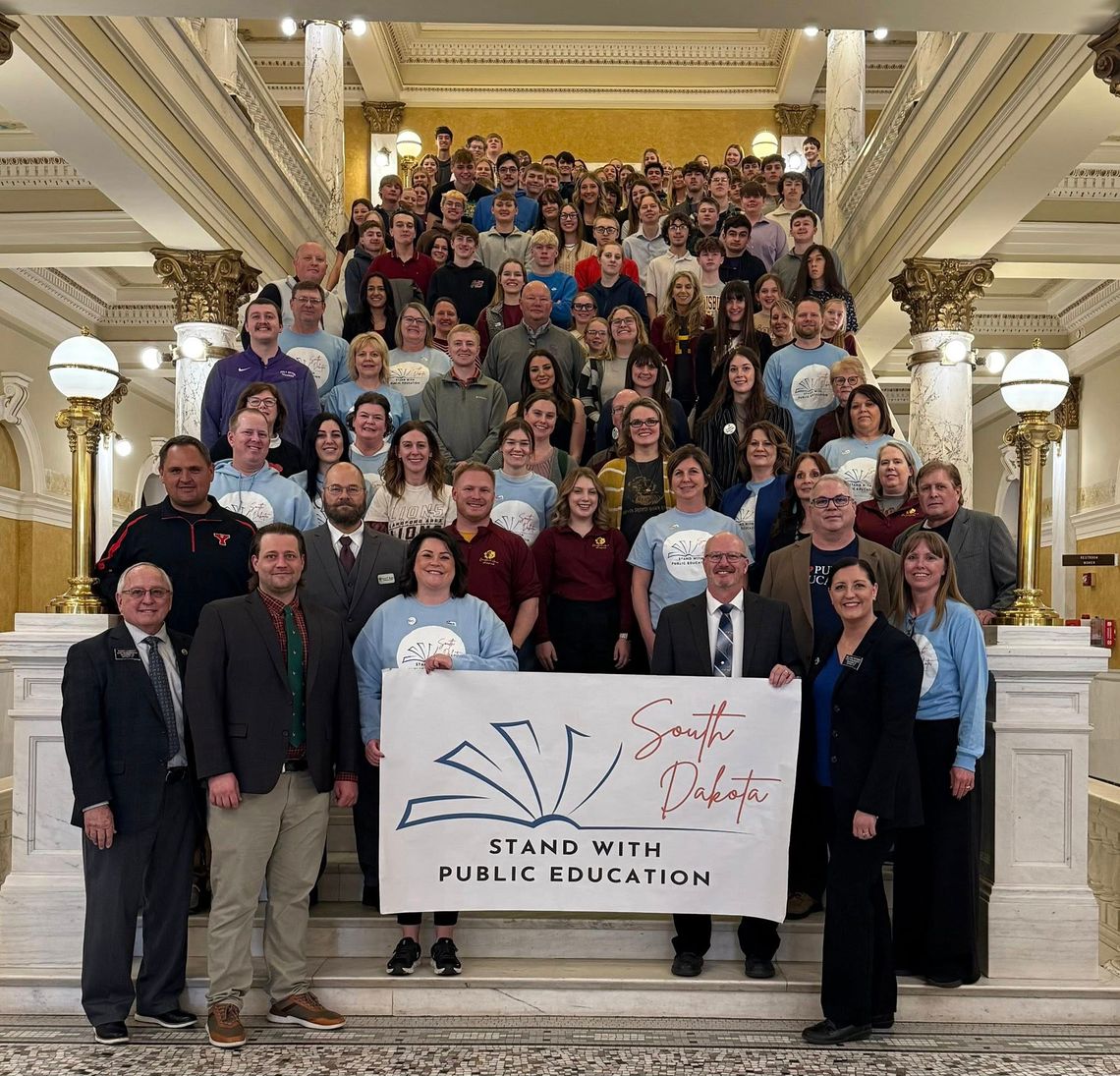 SECOND 'STAND FOR PUBLIC EDUCATION DAY' RALLIES CROWD SECOND 'STAND FOR PUBLIC EDUCATION DAY' RALLIES CROWD