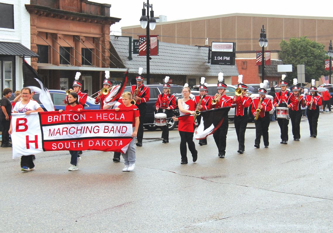 THE BAND PLAYS ON AT BRITTON-HECLA THE BAND PLAYS ON AT BRITTON-HECLA