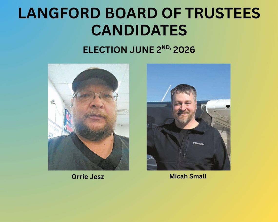 TWO IN RACE FOR LANGFORD TRUSTEE SPOT