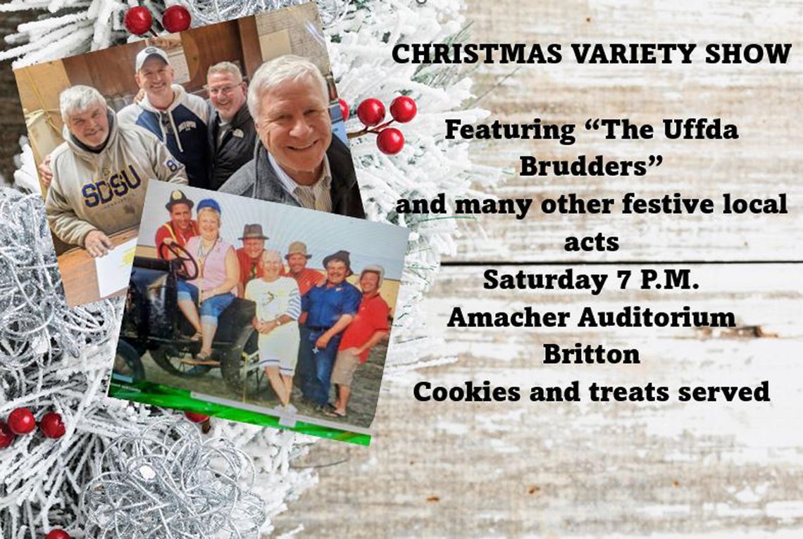 UDDFA BRUDDERS APPEARING AT SATURDAY'S VARIETY SHOW