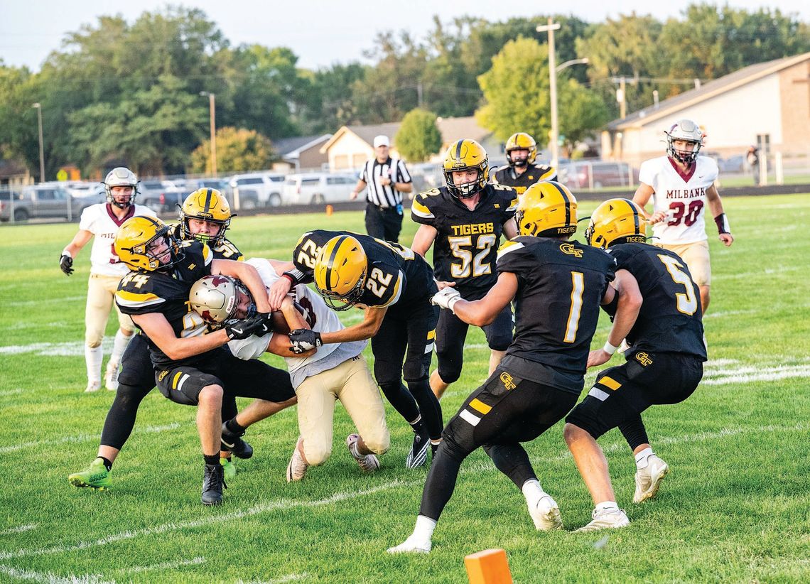 UNBEATEN DEUEL GRID SQUAD BLANKS TIGERS