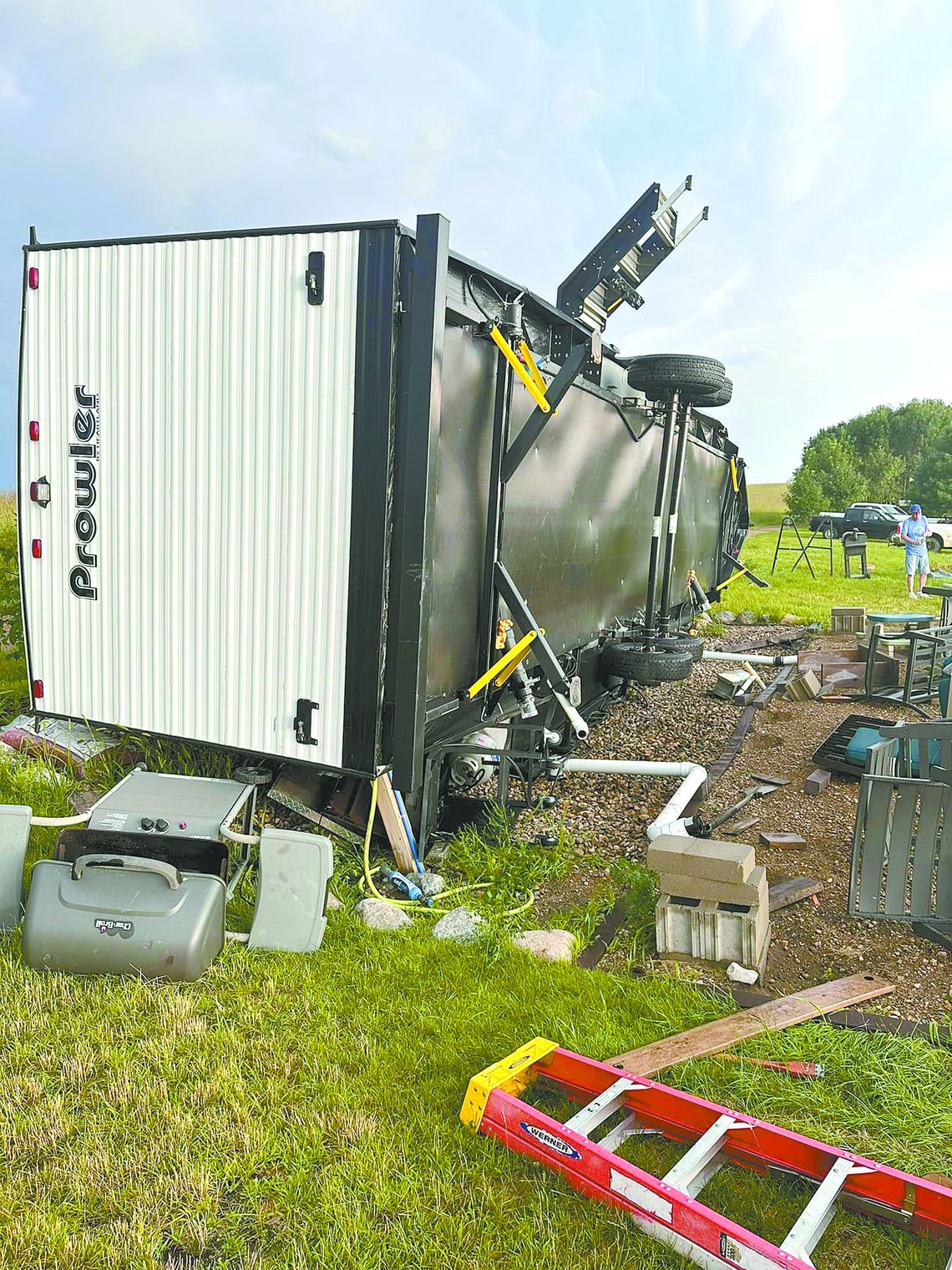 WEDNESDAY STORM CAUSES DESTRUCTION