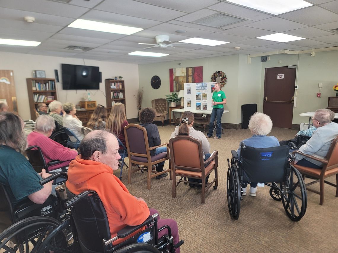 WHEATCREST RESIDENTS ENJOY HORSING AROUND