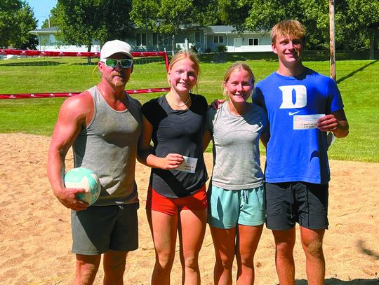 Sand volleyball winners